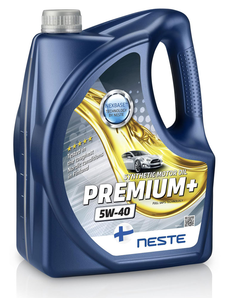 Масло мотор NESTE Premium+ 5W-40 (синт) 4л